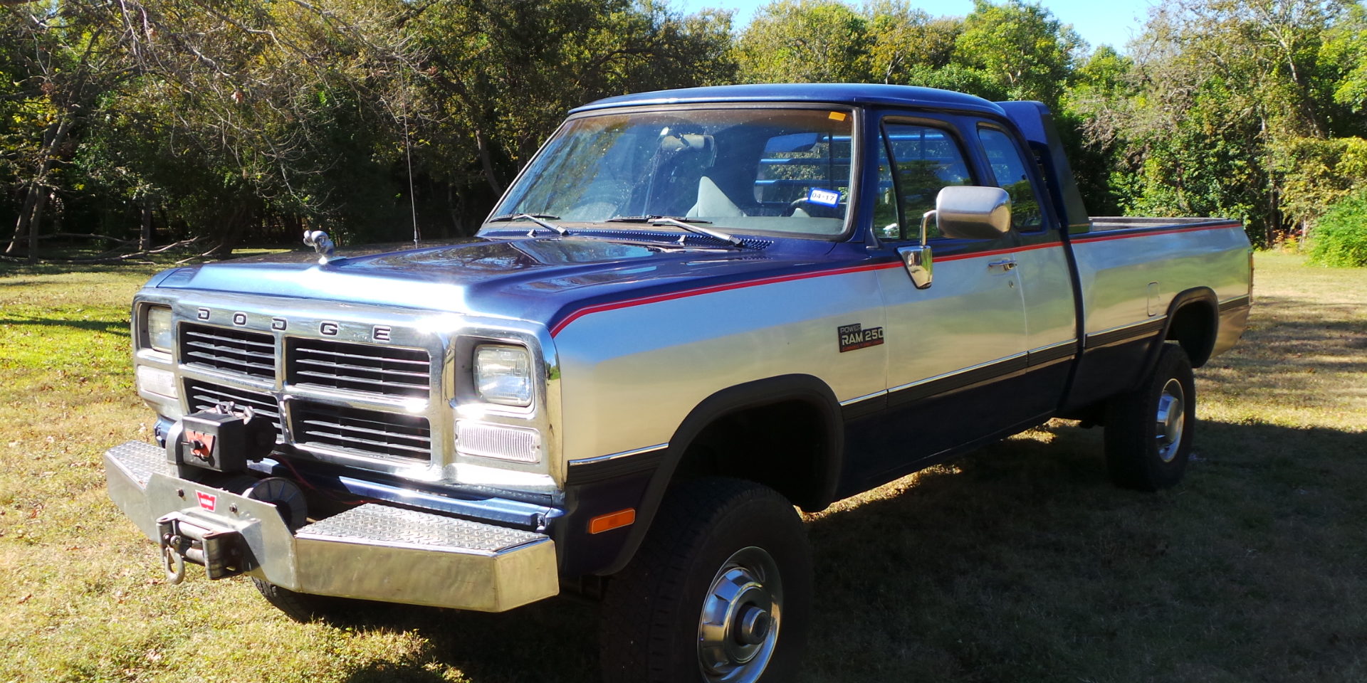 1992 Dodge W-250 4x4 Cummins Turbo Diesel, 65k Original Miles $23,999 